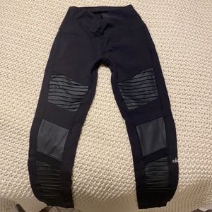 Alo Yoga: High-Waist Moto Legging